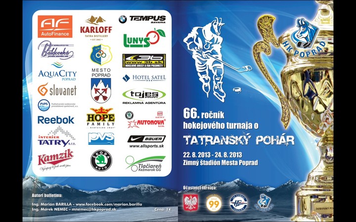 Sprievodca Tatranským pohárom v ľadovom hokeji